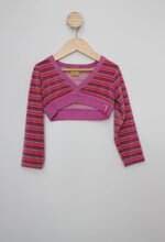 Bolero Infantil carinhoso listrado