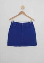 Saia united colors of benetton feminina azul