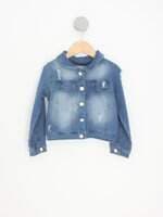 jaqueta kids azul com aplique