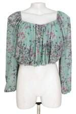 cropped Renner feminino estampado com forro