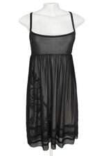 vestido bahal feminino preto com forro
