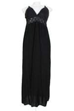 vestido feminino preto com forro e renda