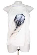 blusa Lezalez feminina off white com forro