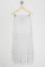 saia feminina branca com meio forro