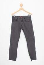 calça de sarja feminina cinza