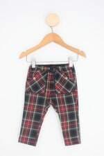 calça de tecido zara kids xadrez