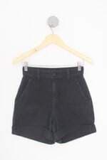 shorts hering feminino preto com barra italiana