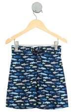 bermuda C&A kids estampada com cós com elástico