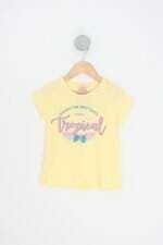 blusa kids amarela com silk