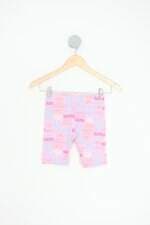shorts renner kids rosa estampado