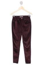 calça de tecido Levi'S feminina roxa