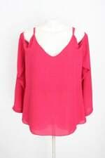 blusa  d'lart feminina  rosa com recortes