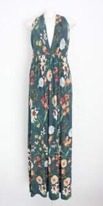 vestido zinzane feminino estampado com meio forro