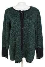 cardigan clajan feminino verde