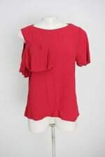 blusa shoulder feminina vermelha