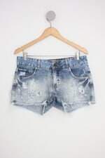 shorts jeans damyller feminino azul