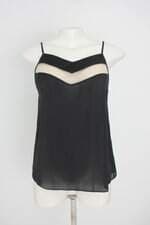 regata my place feminina preta com tule