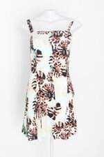 vestido hit feminino estampado com franzido