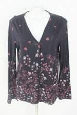 blusa luckybrand feminina azul floral