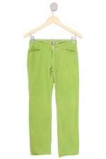 calça de sarja Hering feminina verde