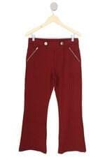 calça de tecido maria flor feminina marrom
