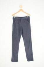 calça de tecido feminina azul