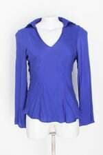 blusa sarro work feminina azul