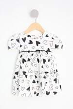vestido riachuelo kids estampado com franzido