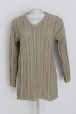 blusa de tricot feminina marrom
