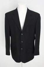 blazer nelson botti masculino preto com forro