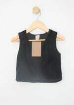 colete kika kids preto