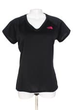 blusa esportiva The North Face feminina preta com silk