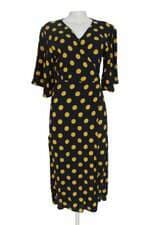 vestido Renner feminino azul com poás