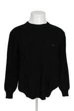 suéter de lã koshkil masculino preto