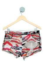 shorts canal feminino estampado