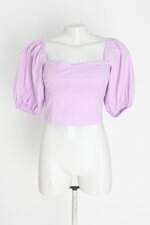cropped amare feminino roxo