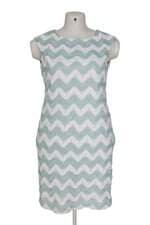 vestido Simplelife feminino verde e branco com forro