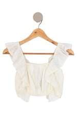Cropped Zara Kids Off-White