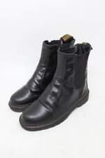 bota chelsea feminina estilo veggie preta