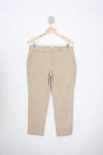 calça de tecido gap feminina bege