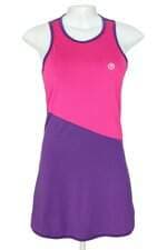 vestido esportivo extreme uv feminino com recortes em cores