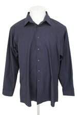 camisa Calvin Klein masculina azul com barra mullet