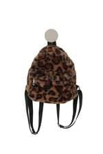 mochila em pelúcia acessories feminina em animal print