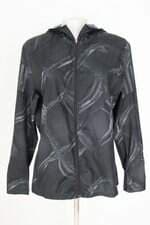 jaqueta esportiva Adidas feminina estampada 