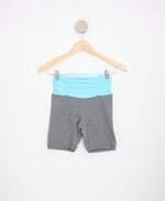 shorts de academia renner feminino cinza com recortes