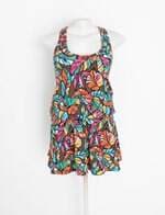 vestido aqua brasil feminino estampado
