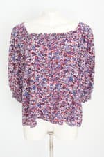 blusa marfinno feminina floral