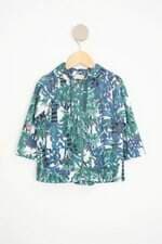 jaqueta green kids estampada com forro