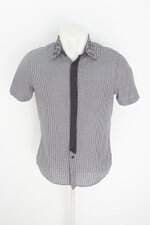 camisa guess masculino xadrez com bordado