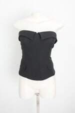 blusa talgui feminina preta com sobreposição